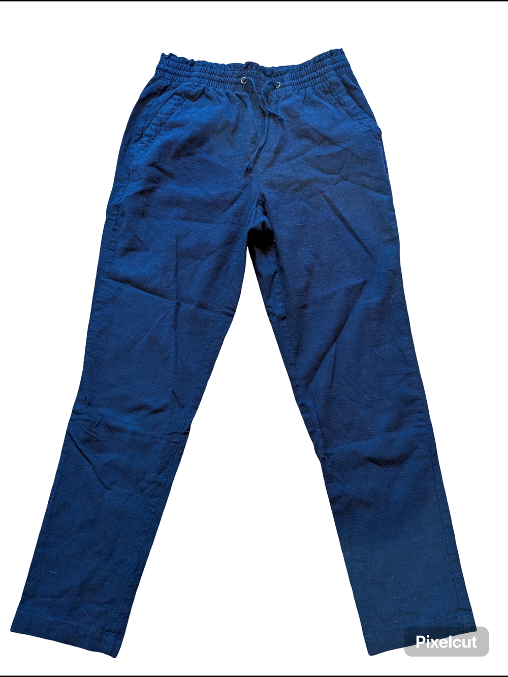 Women's Navy Drawstring Jogger Pants